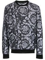 Versace pull Barocco Silhouette - Noir