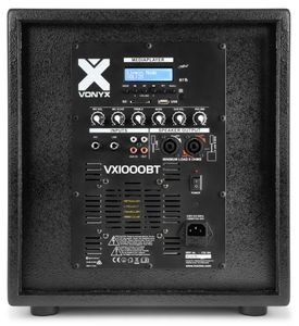 Vonyx VX1000BT Zwart Bedraad 1000 W