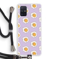 Bacon to my eggs #1: Samsung Galaxy A71 Transparant Hoesje met koord