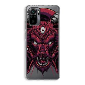 Hell Hound and Serpents: Xiaomi Redmi Note 10 Pro Transparant Hoesje