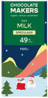 Kerstreep milky speculaas bio 80 Gram