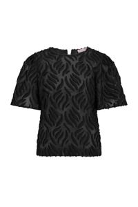 Studio Anneloes Madie Flow Top 11384 T-shirt Korte Mouw 9000 Black