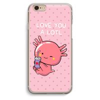 Love You A Lotl: iPhone 6 / 6S Transparant Hoesje
