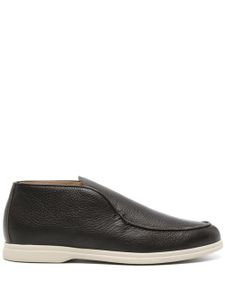 Corneliani mocassins en cuir grainé - Marron