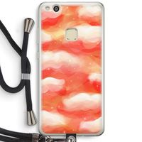 Lichte Wolken: Huawei Ascend P10 Lite Transparant Hoesje met koord