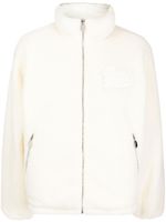 A BATHING APE® veste en polaire à logo appliqué - Blanc