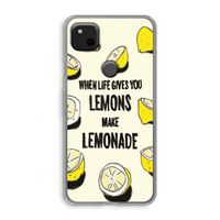 Lemonade: Google Pixel 4a Transparant Hoesje Lemonade: Google Pixel 4a Transparant Hoesje