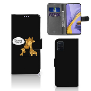 Samsung Galaxy A51 Leuk Hoesje Giraffe