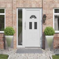 Plantenbak 2 pcs Zilver 40 x 40 x 75 cm Roestvrij staal