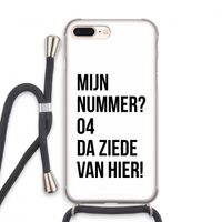 Da ziede van hier: iPhone 7 PLUS Transparant Hoesje met koord