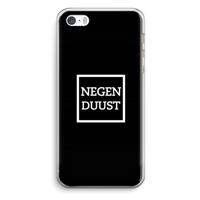 Negenduust black: iPhone 5 / 5S / SE Transparant Hoesje - thumbnail