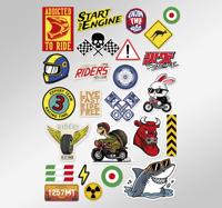 Bom ontwerppakket motor sticker Bom ontwerppakket motor sticker