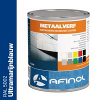 Afinol Metaalverf Ultramarijnblauw (RAL 5002) 750 ml