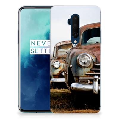 OnePlus 7T Pro | Siliconen hoesje | met foto Vintage Auto