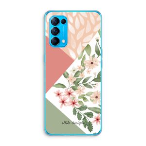 Sweet heaven geometrics: Oppo Find X3 Lite Transparant Hoesje