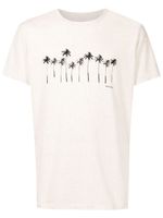 Osklen t-shirt à imprimé palmier - Tons neutres
