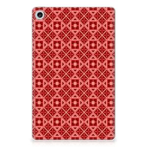 Lenovo Tab M10 Plus (3e generatie) Hippe Hoes Batik Rood