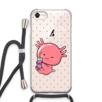 Love You A Lotl: iPhone 7 Transparant Hoesje met koord