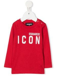 DSQUARED2 KIDS t-shirt à logo Icon imprimé - Rouge