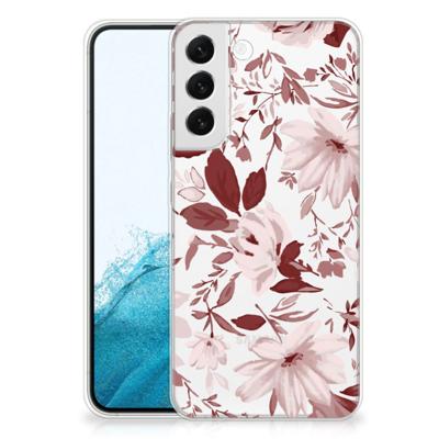 Smartphone hoesje Samsung Galaxy S22 Plus Watercolor Flowers