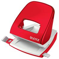 Leitz 50082026 Bureauperforator Rood-wit Instelformaat (max.): DIN A4 30 vel (80 g/m²)