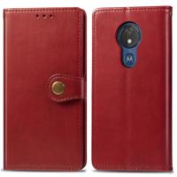 Retro effen kleur lederen gesp mobiele telefoon bescherming lederen draagtas met Lanyard & fotolijstjes & kaartsleuf & portemonnee & beugel functie vo