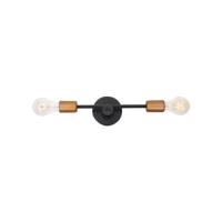 Lyora WandlampSticks zwart met goud - 6267