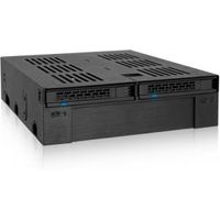 Icy Dock MB322SP-B 2x2,5 SATA mobile rack+3,5 SATA voor externe 5,25