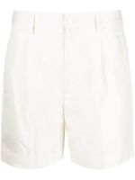 Ralph Lauren Collection short froncé à taille haute - Blanc