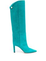 Jimmy Choo bottes Alizze 90 mm en daim - Bleu