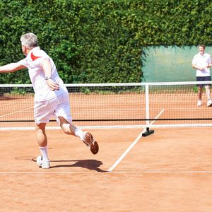 670 cm Draagbaar Pickleball-Net met Metalen Frame Sterk Polyesternet Draagtas Weerbestendig Sportnet voor Binnen en Buiten