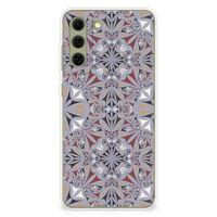 Samsung Galaxy S21FE TPU Siliconen Hoesje Flower Tiles