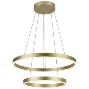 SLV ONE DOUBLE 1005178 LED-hanglamp LED vast ingebouwd 35 W Messing