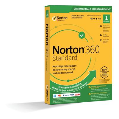 Norton 360 Standard (1 apparaat) Digitale licentie Software