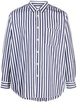 Comme Des Garçons Shirt chemise en popeline à rayures - Blanc