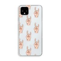Rock: Pixel 4 XL Transparant Hoesje