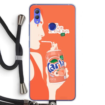 Peach please!: Honor Note 10 Transparant Hoesje met koord