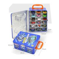 Lobbes Die-cast auto's in opbergblik, 18dlg