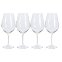 Jap Luxe Wijnglazen Set - Kristal Glas - Rode En Witte Wijn - Wijnglas - 690ml - 24cm Hoog - 4 Stuks - thumbnail