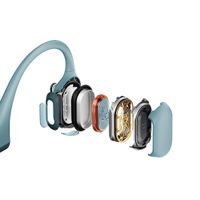 Shokz OpenRun Pro Headset Draadloos Neckband Oproepen/muziek Bluetooth Blauw - thumbnail