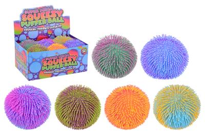 Fluffy bal 23 cm, twee kleurig