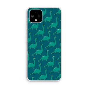 Diplodocus: Pixel 4 Transparant Hoesje