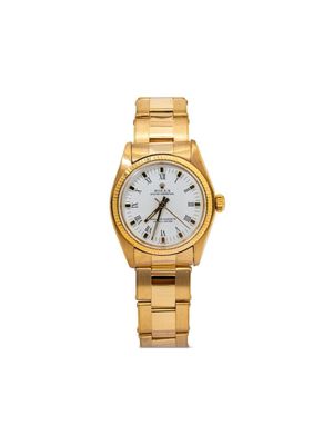 Rolex montre Oyster Perpetual 31 mm pre-owned - Blanc