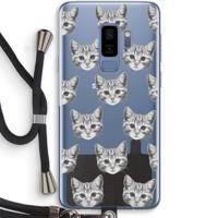 Kitten: Samsung Galaxy S9 Plus Transparant Hoesje met koord
