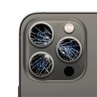 iPhone 13 Pro Max Camera Lens Glas Reparatie - Zwart - thumbnail