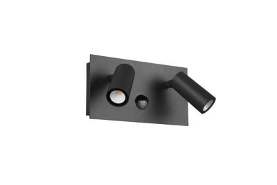 Trio Wand lampTunga met bewegingssensor antraciet - 222969242