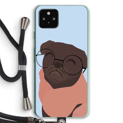 Ludo: Pixel 5a 5G Transparant Hoesje met koord