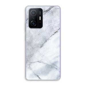 Witte marmer: Xiaomi 11T Transparant Hoesje