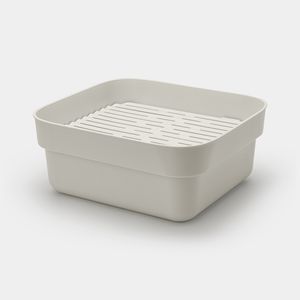 Brabantia Sink Side afwasbak met afdruipschaal - Light Grey