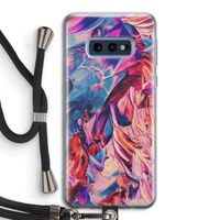 Pink Orchard: Samsung Galaxy S10e Transparant Hoesje met koord